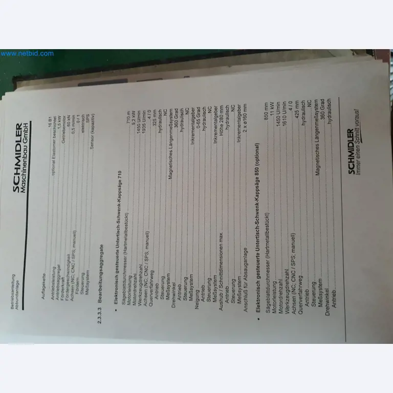 Holzbearbeitende- und metallbearbeitende Maschinen und Warenlager eines Fertighausherstellers -16