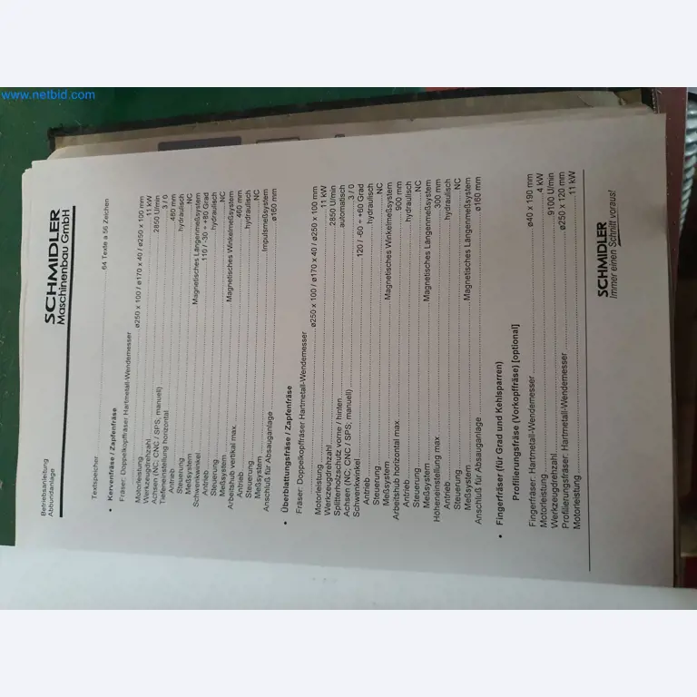 Holzbearbeitende- und metallbearbeitende Maschinen und Warenlager eines Fertighausherstellers -18