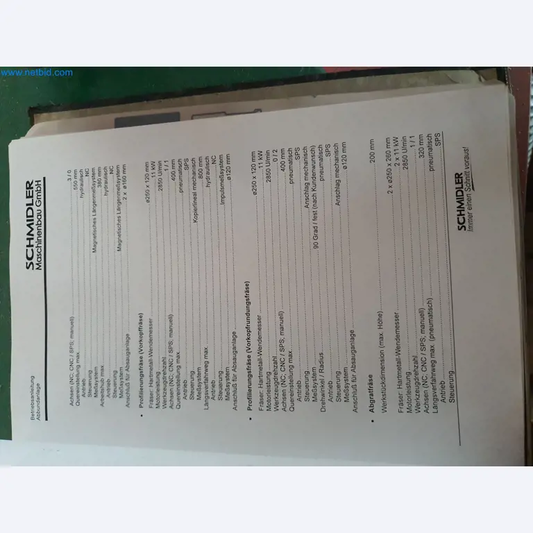 Holzbearbeitende- und metallbearbeitende Maschinen und Warenlager eines Fertighausherstellers -21