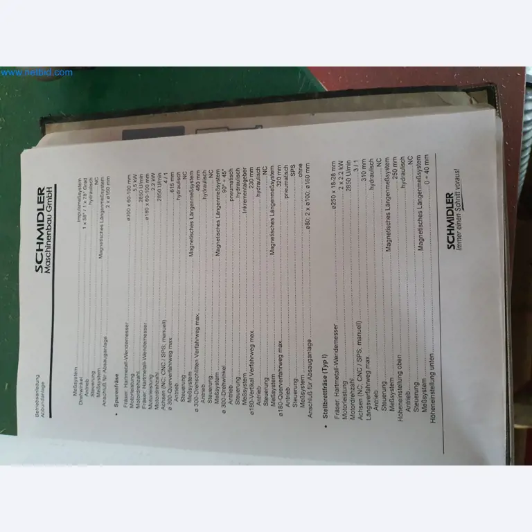 Holzbearbeitende- und metallbearbeitende Maschinen und Warenlager eines Fertighausherstellers -22