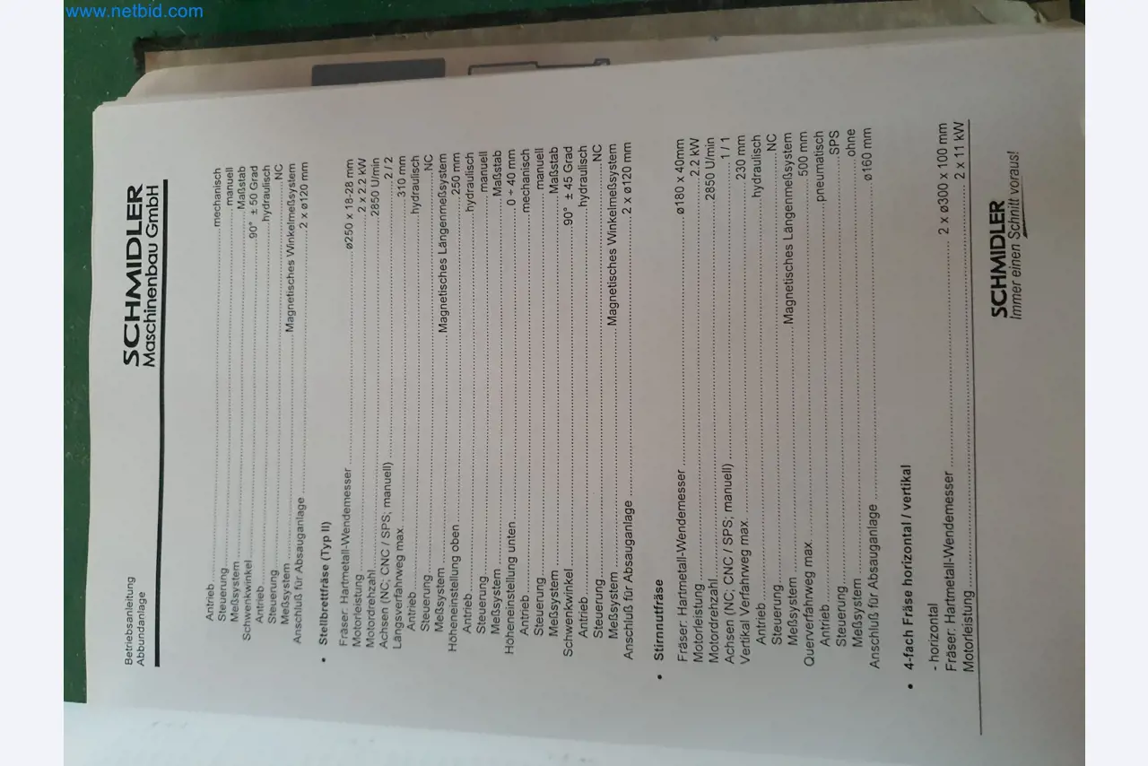 Holzbearbeitende- und metallbearbeitende Maschinen und Warenlager eines Fertighausherstellers -23