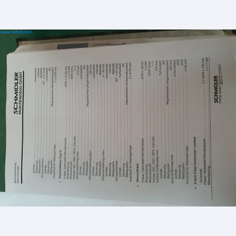 Holzbearbeitende- und metallbearbeitende Maschinen und Warenlager eines Fertighausherstellers -23