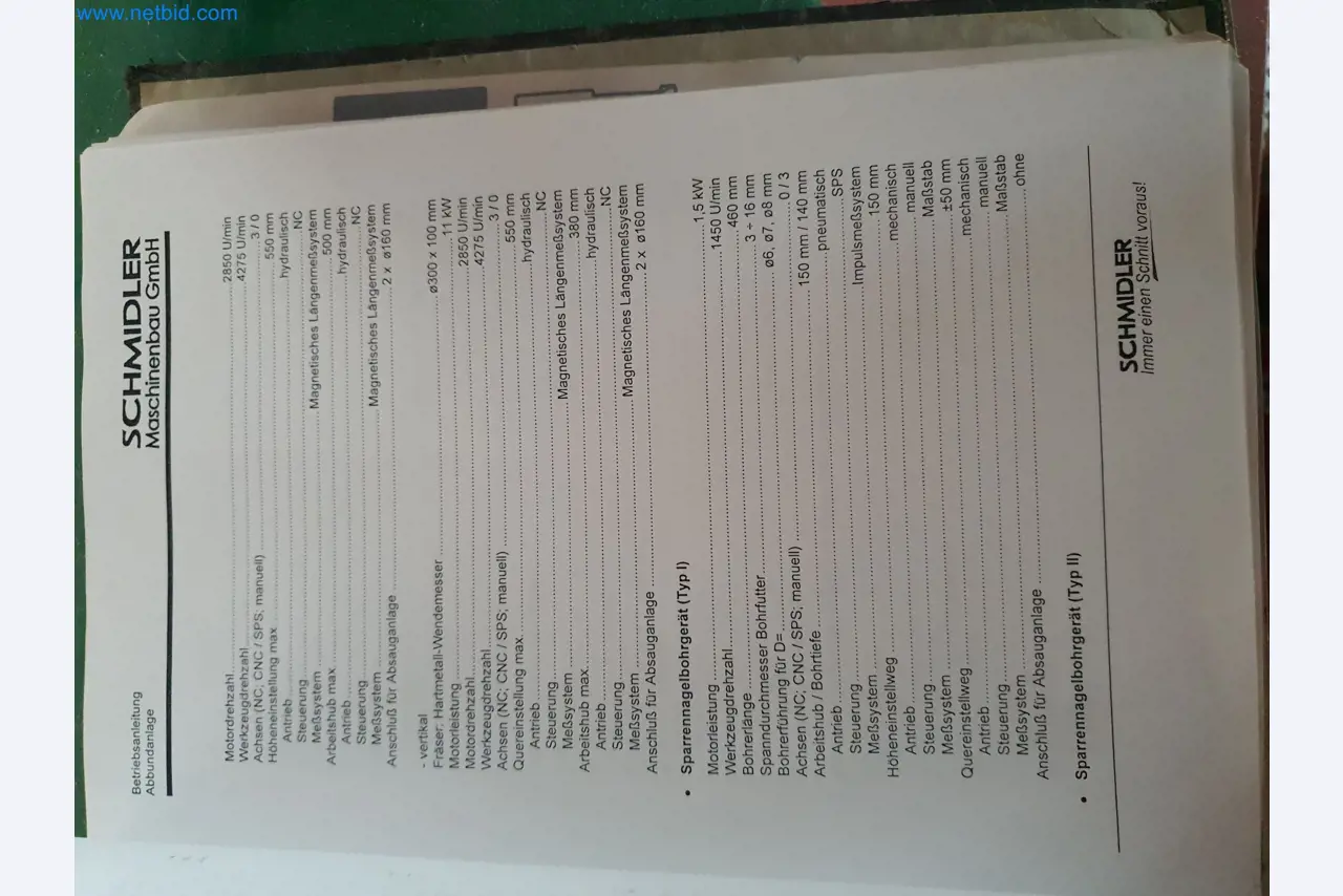 Holzbearbeitende- und metallbearbeitende Maschinen und Warenlager eines Fertighausherstellers -24