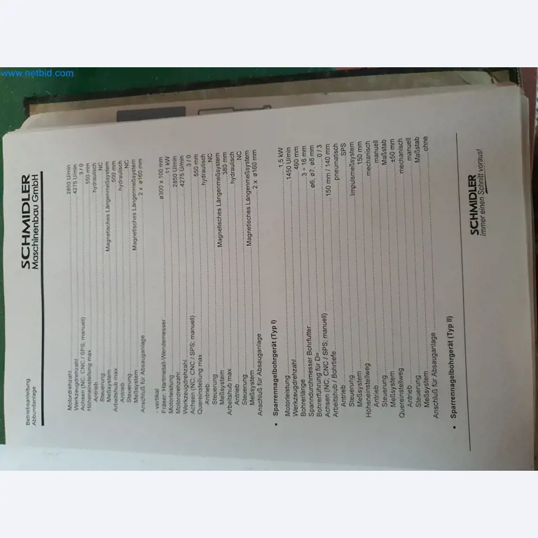 Holzbearbeitende- und metallbearbeitende Maschinen und Warenlager eines Fertighausherstellers -24