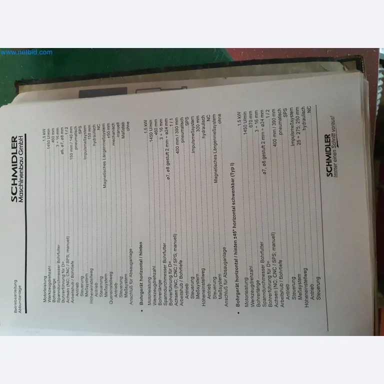 Holzbearbeitende- und metallbearbeitende Maschinen und Warenlager eines Fertighausherstellers -25