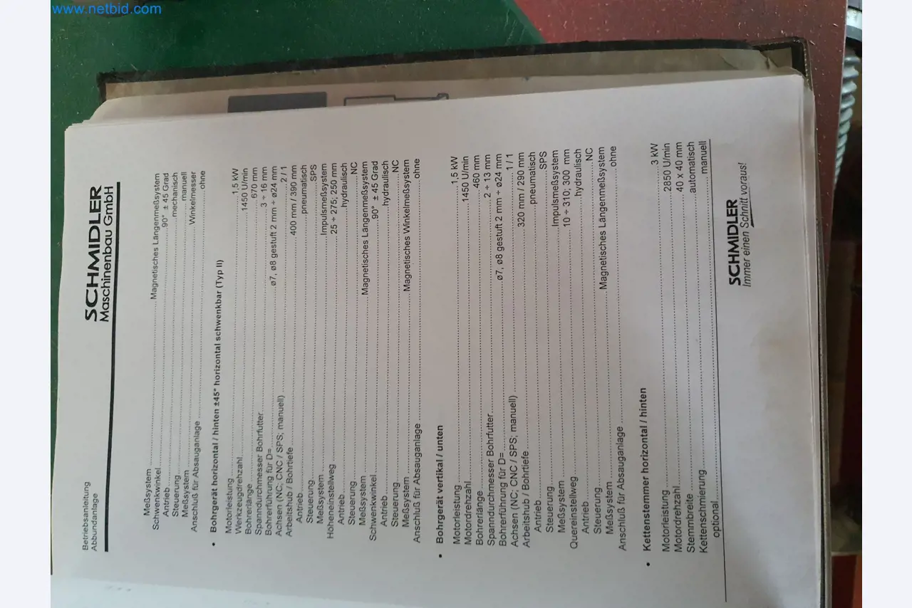 Holzbearbeitende- und metallbearbeitende Maschinen und Warenlager eines Fertighausherstellers -26