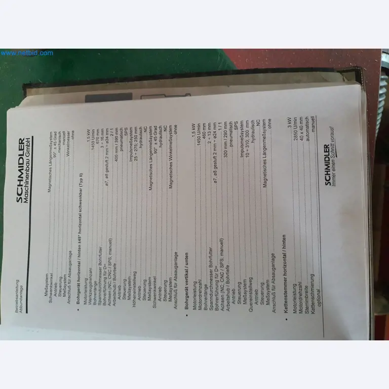 Holzbearbeitende- und metallbearbeitende Maschinen und Warenlager eines Fertighausherstellers -26