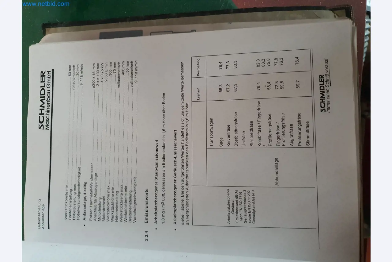 Holzbearbeitende- und metallbearbeitende Maschinen und Warenlager eines Fertighausherstellers -29