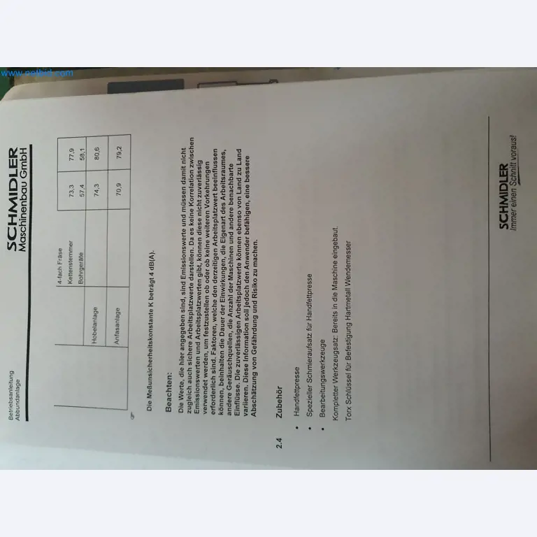 Holzbearbeitende- und metallbearbeitende Maschinen und Warenlager eines Fertighausherstellers -30