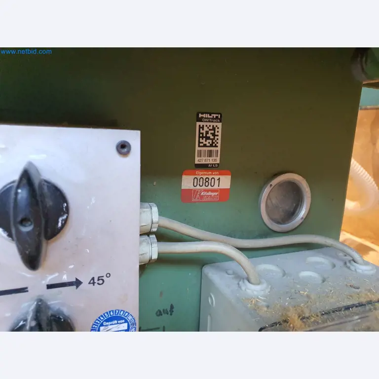 Holzbearbeitende- und metallbearbeitende Maschinen und Warenlager eines Fertighausherstellers -4