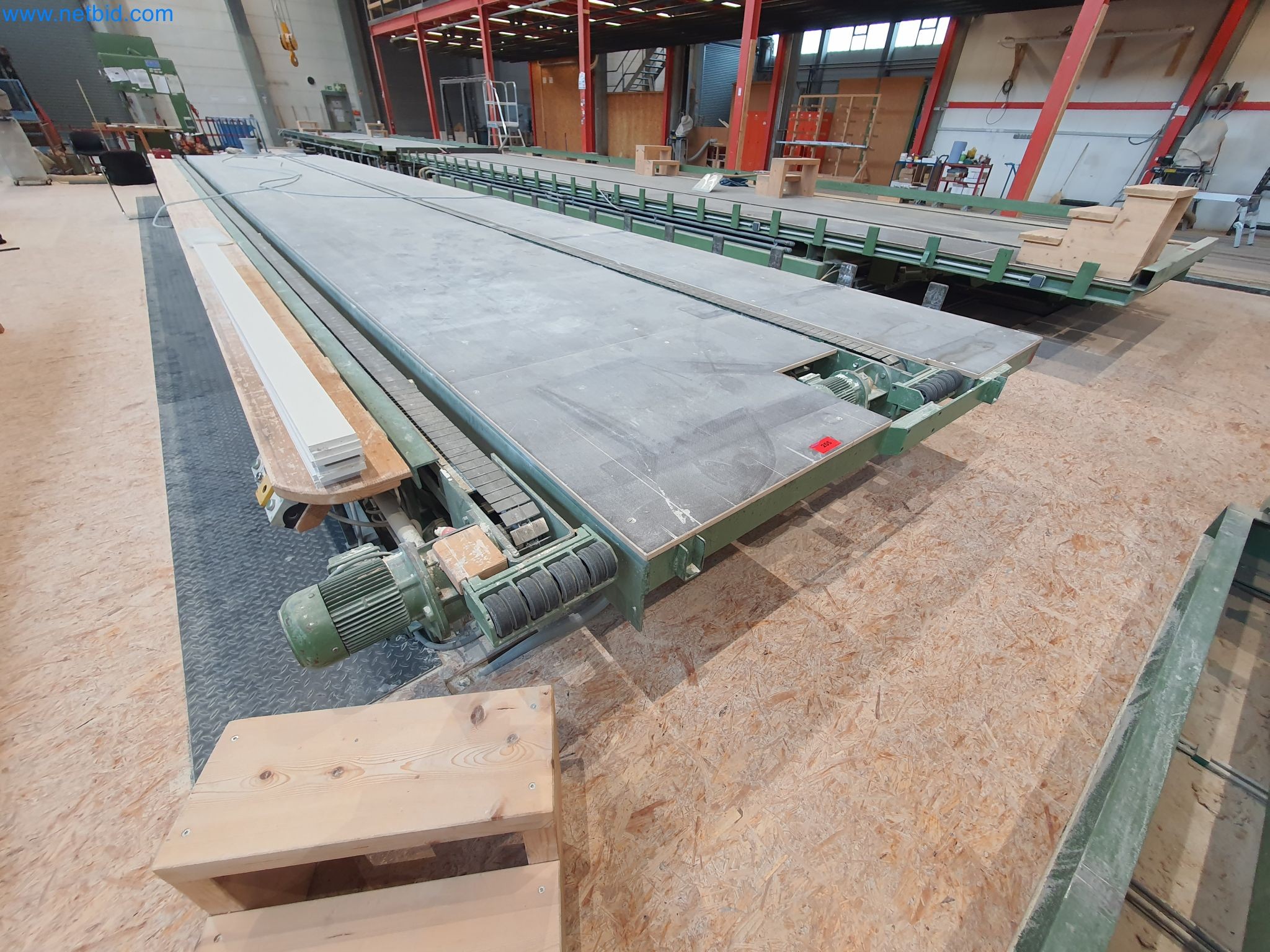 Woodworking and metalworking machines and warehouse of a prefabricated house manufacturer-1