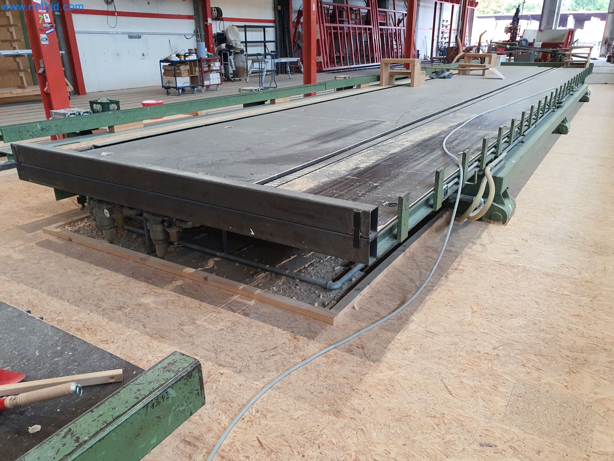 Woodworking and metalworking machines and warehouse of a prefabricated house manufacturer-5