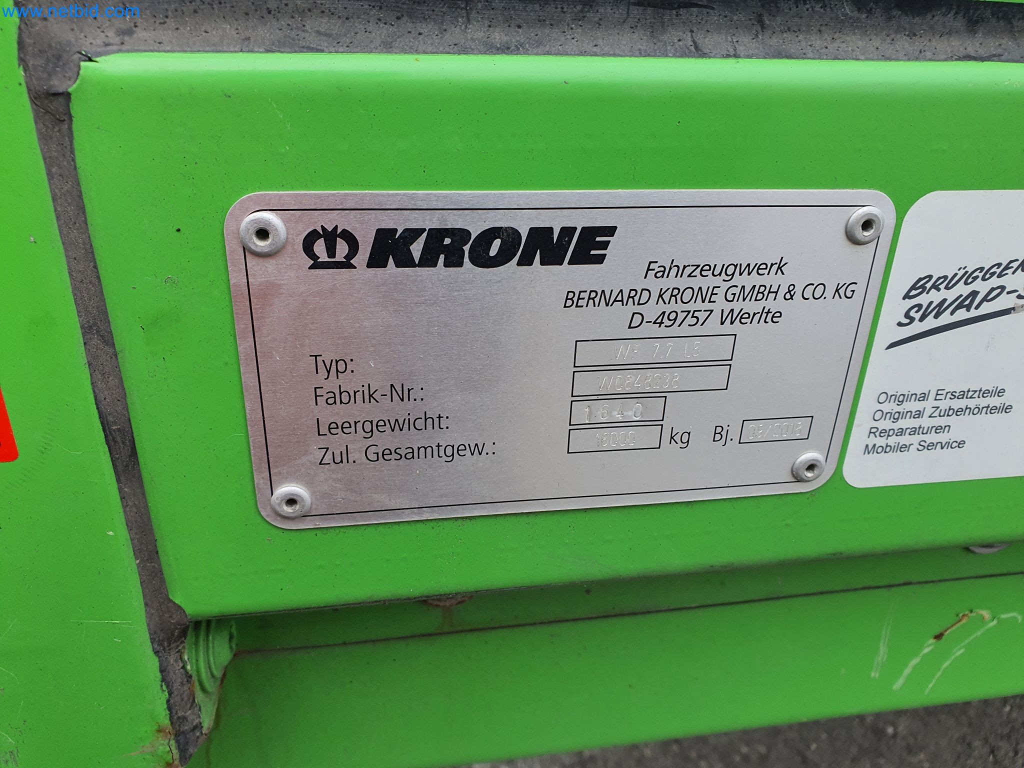 Holzbearbeitende- und metallbearbeitende Maschinen und Warenlager eines Fertighausherstellers -4