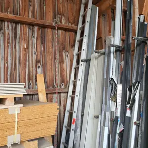 Aluminiowa drabina rozstawna