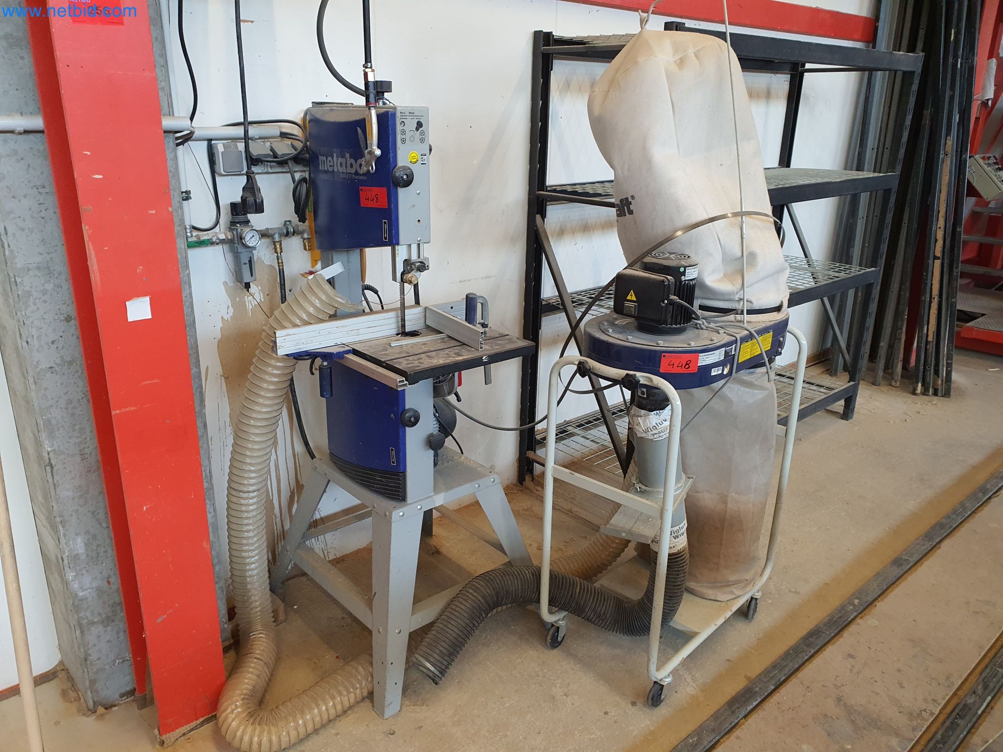 Woodworking and metalworking machines and warehouse of a prefabricated house manufacturer-1