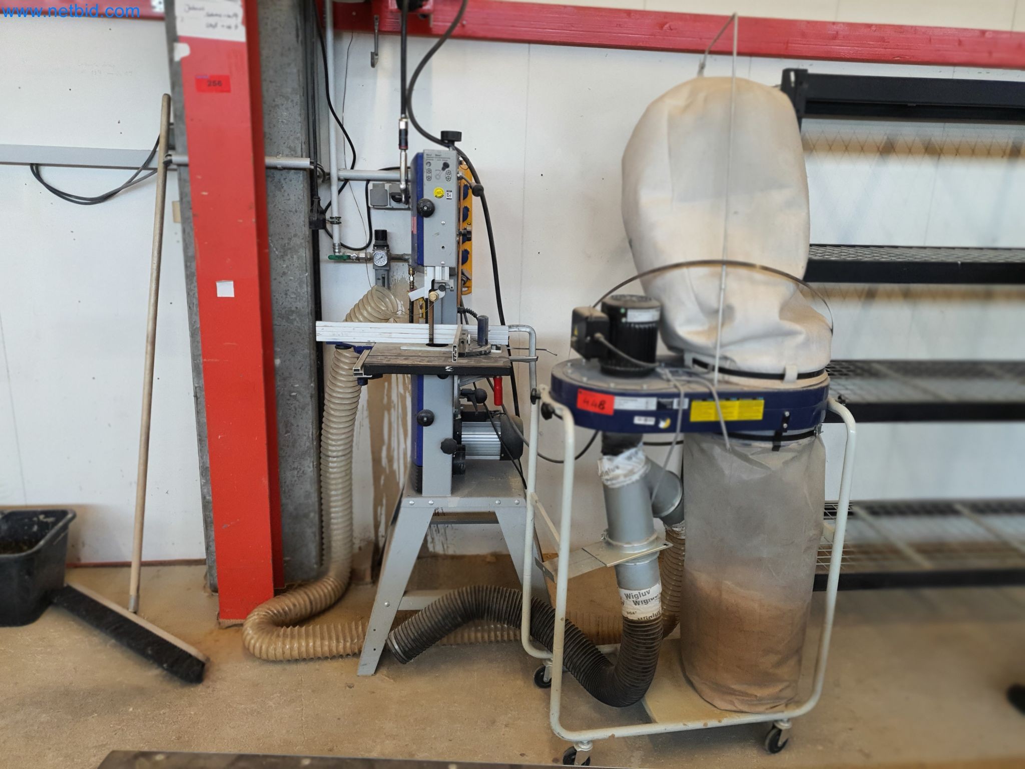 Woodworking and metalworking machines and warehouse of a prefabricated house manufacturer-3