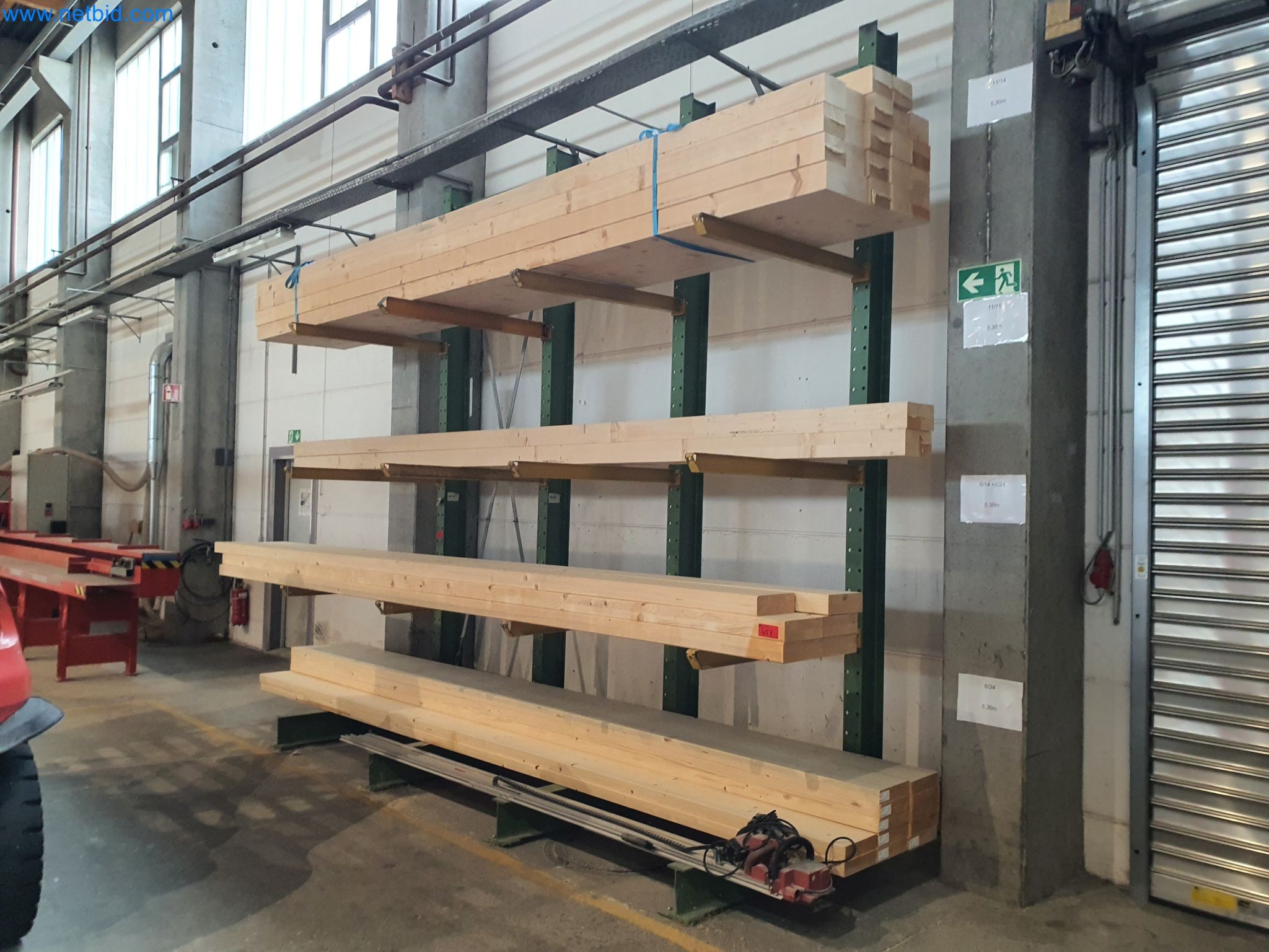Woodworking and metalworking machines and warehouse of a prefabricated house manufacturer-1