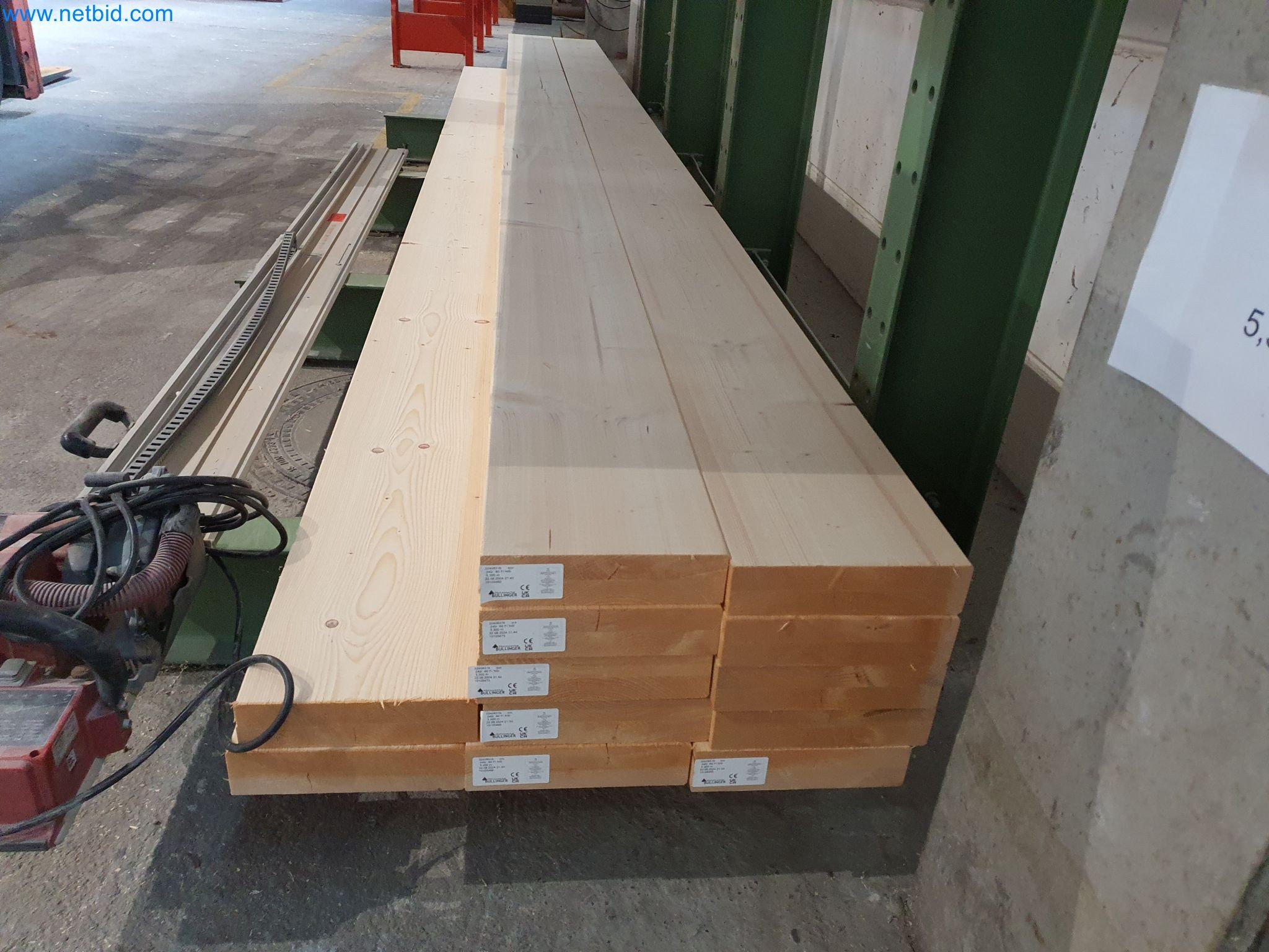 Woodworking and metalworking machines and warehouse of a prefabricated house manufacturer-3