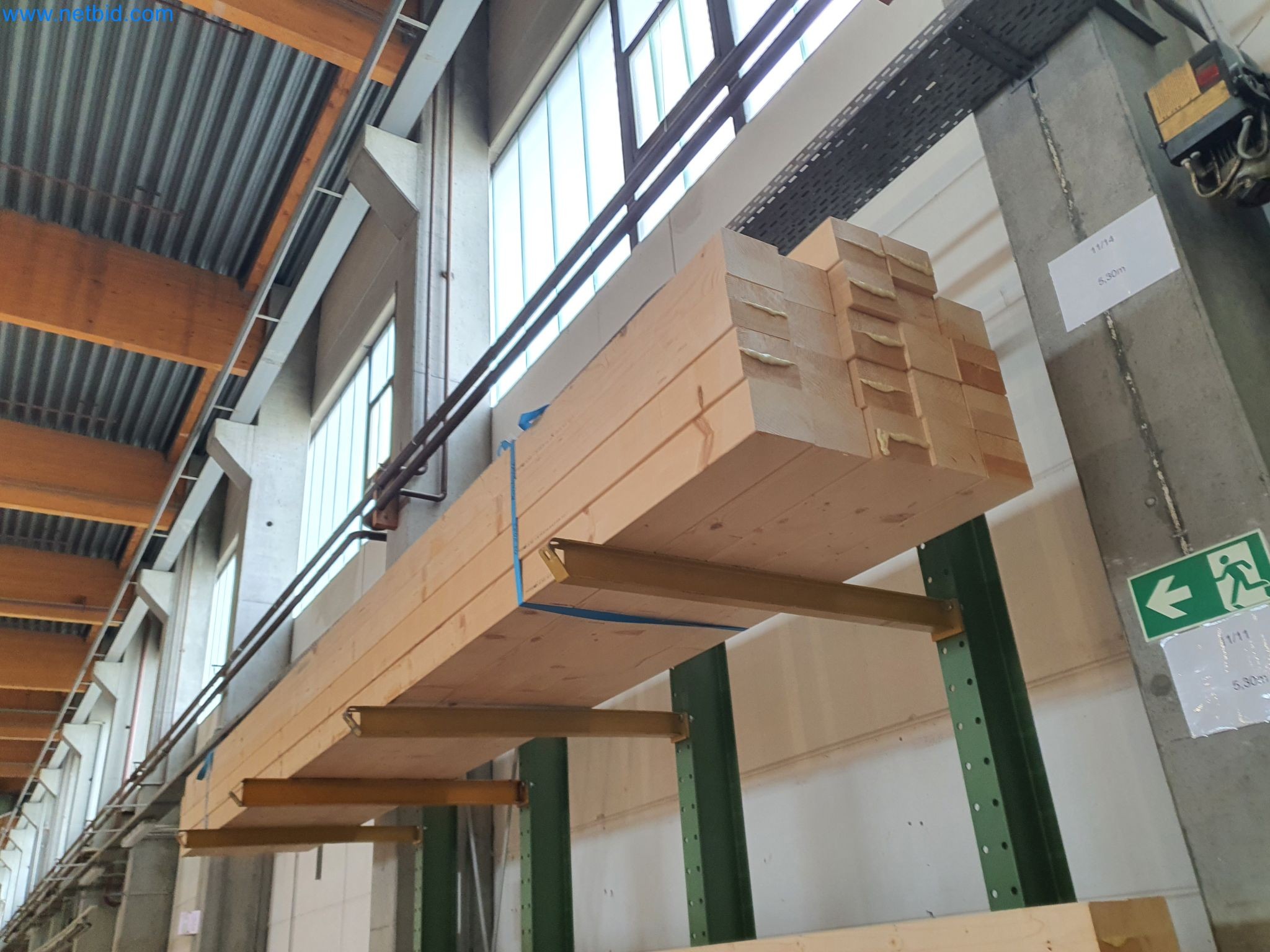 Woodworking and metalworking machines and warehouse of a prefabricated house manufacturer-6