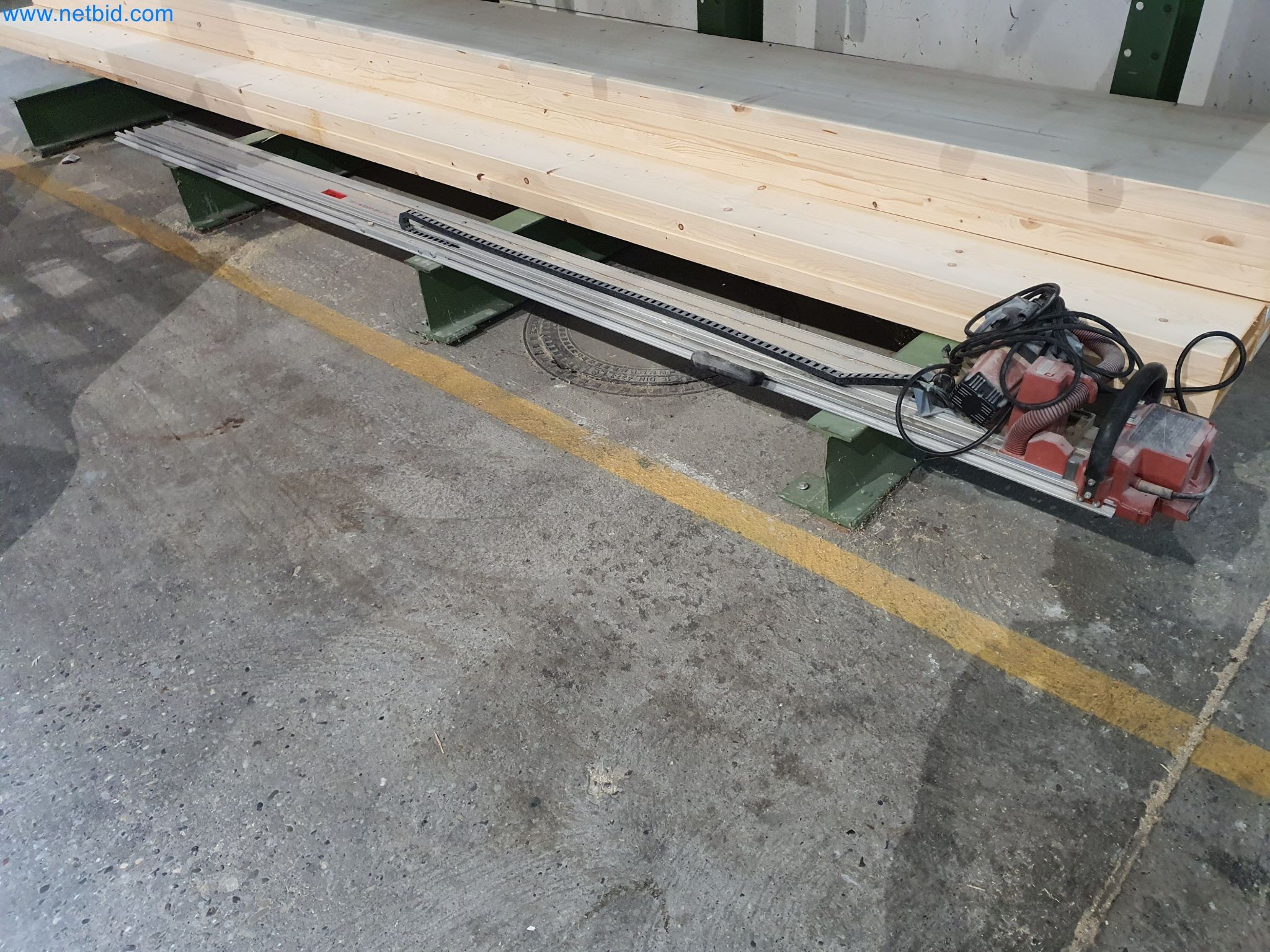 Woodworking and metalworking machines and warehouse of a prefabricated house manufacturer-1