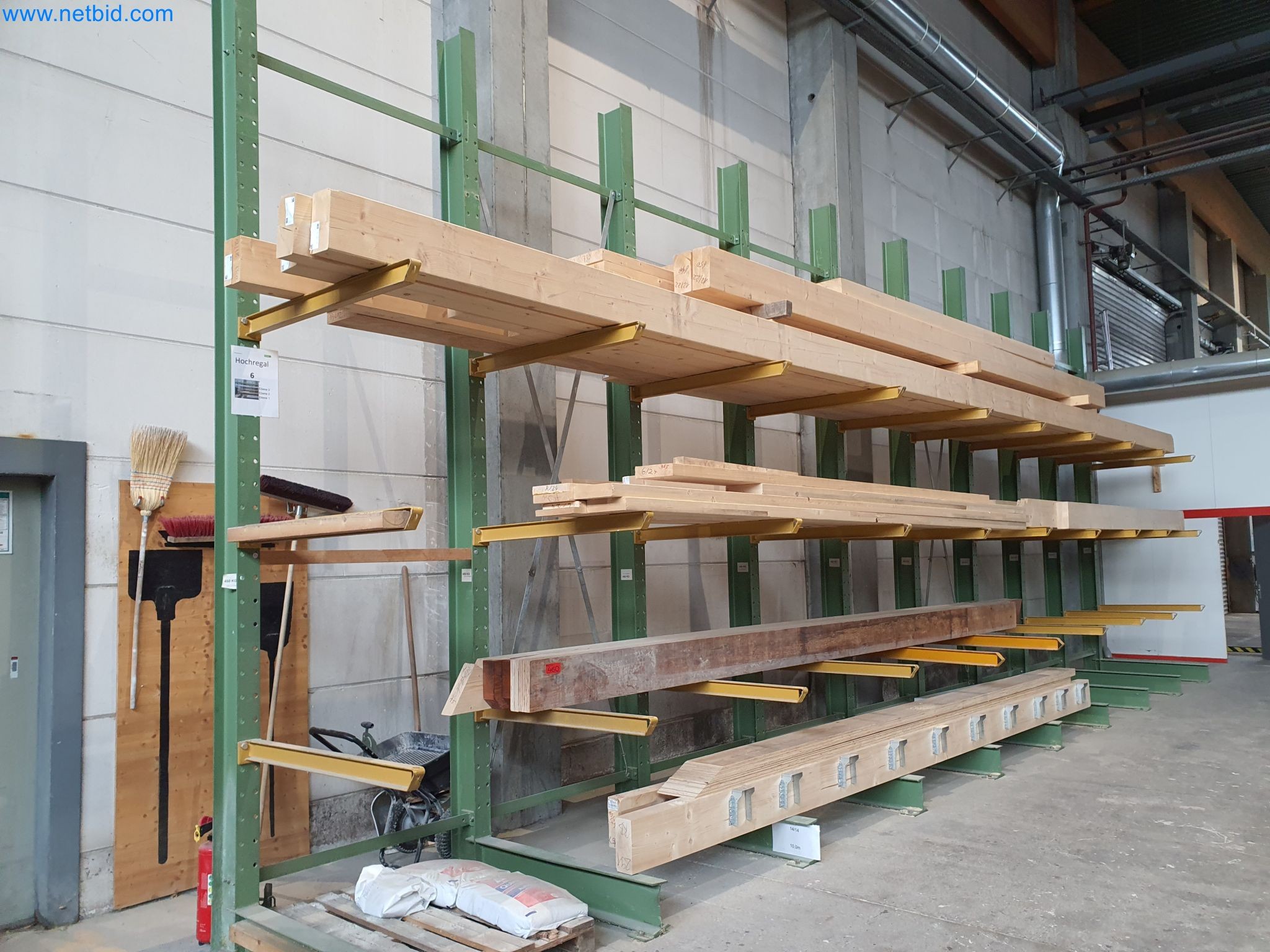 Woodworking and metalworking machines and warehouse of a prefabricated house manufacturer-1