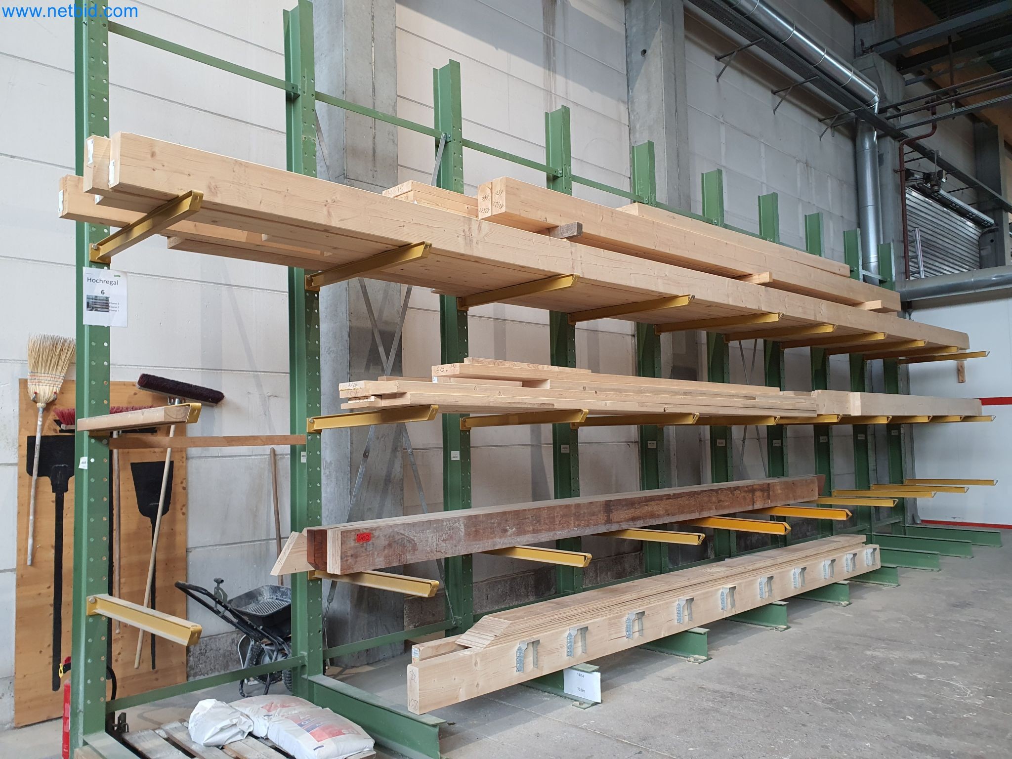 Woodworking and metalworking machines and warehouse of a prefabricated house manufacturer-3