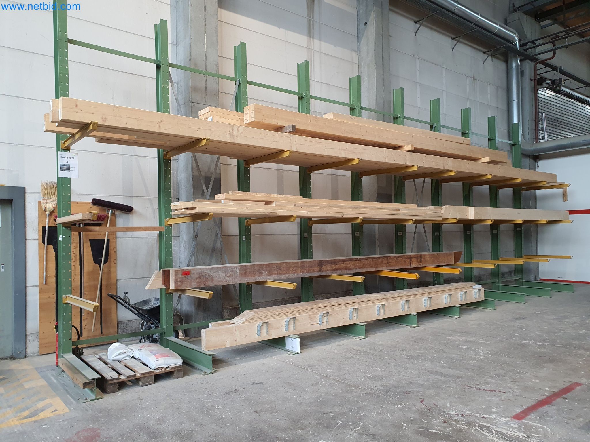Woodworking and metalworking machines and warehouse of a prefabricated house manufacturer-5