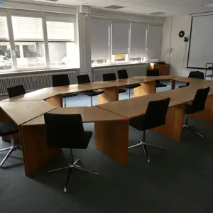 13 Wooden conference tables