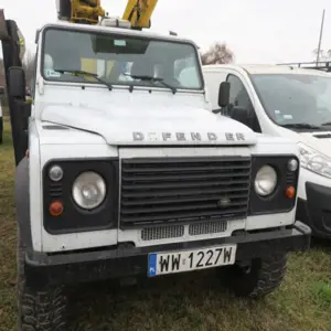 Zvedání koše Land Rover Defender