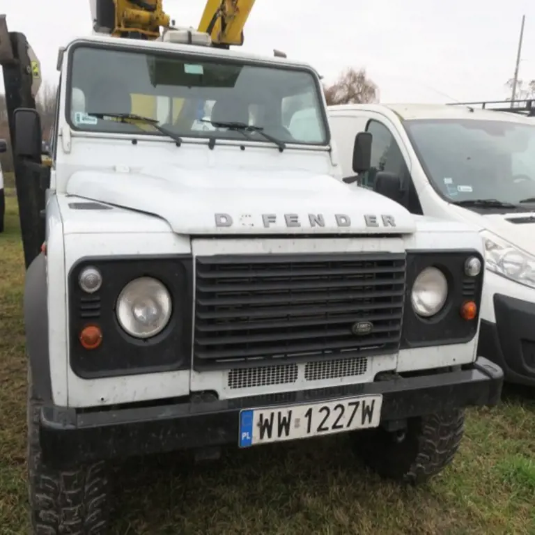 Zvedání koše Land Rover Defender