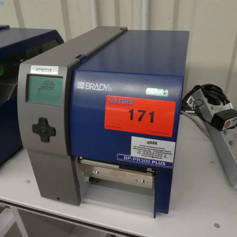 Drukarka etykiet/drukarka termotransferowa Brady BP-PR300 PLUS