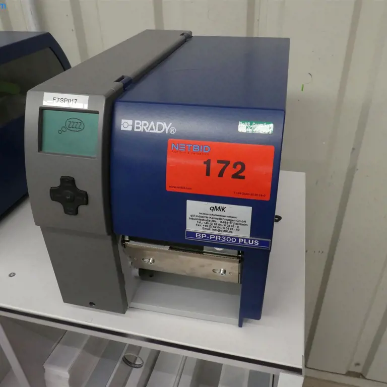 Drukarka etykiet/drukarka termotransferowa Brady BP-PR300 PLUS