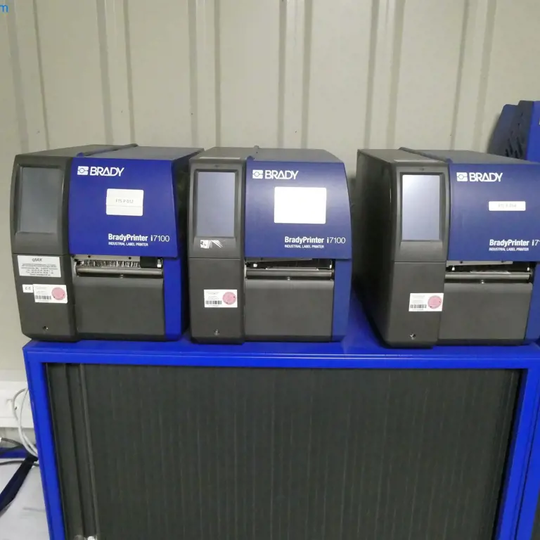 3 Label printers/ thermal transfer printers Brady Brady Printer i7100