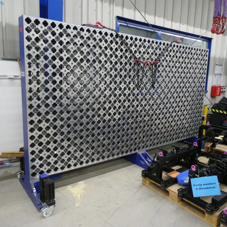 Perforated grid plate