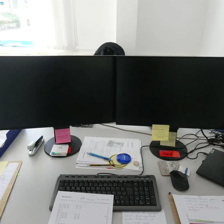 3 24" monitors Eizo