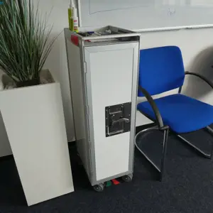 Mobile drinks fridge (aircraft trolley) Cordbar