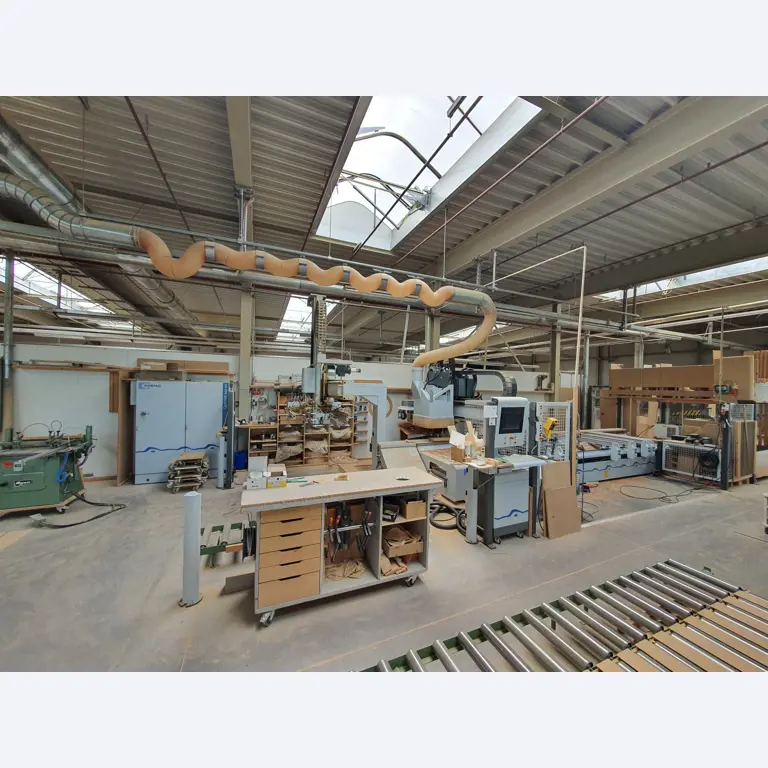 Well-maintained machines for the production of living room furniture-1