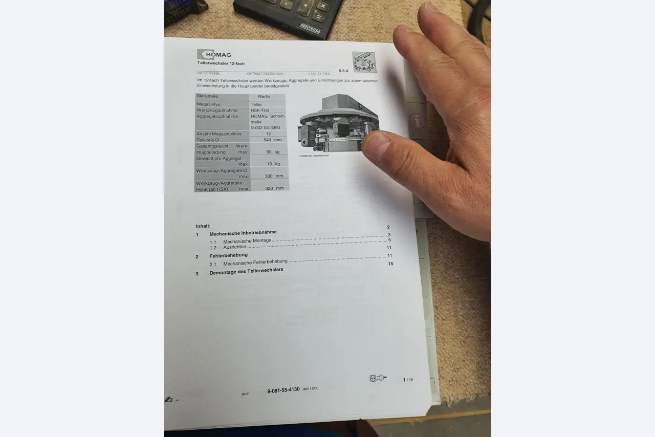 Dobrze utrzymane maszyny do produkcji mebli do salonu-23