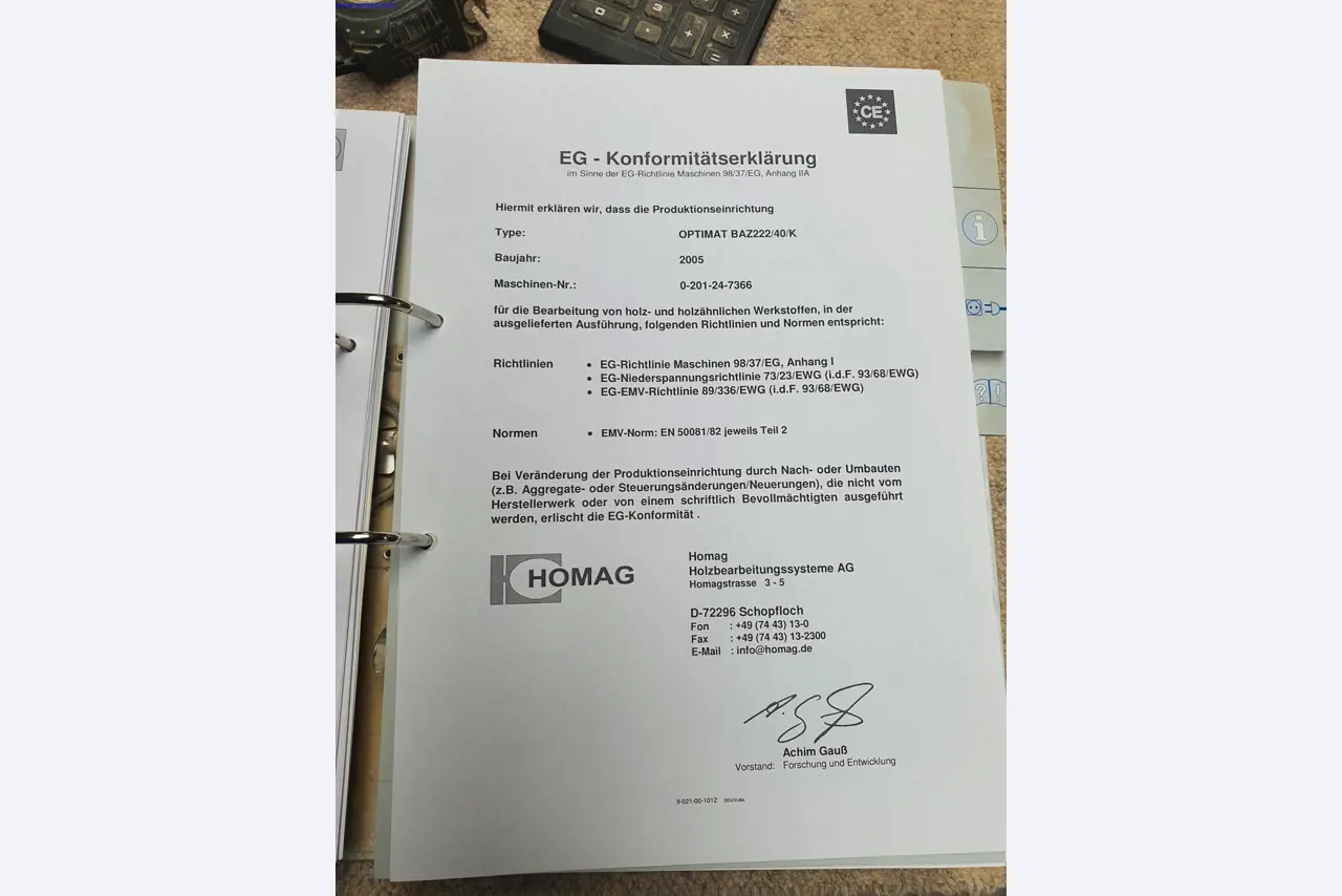 Dobrze utrzymane maszyny do produkcji mebli do salonu-24