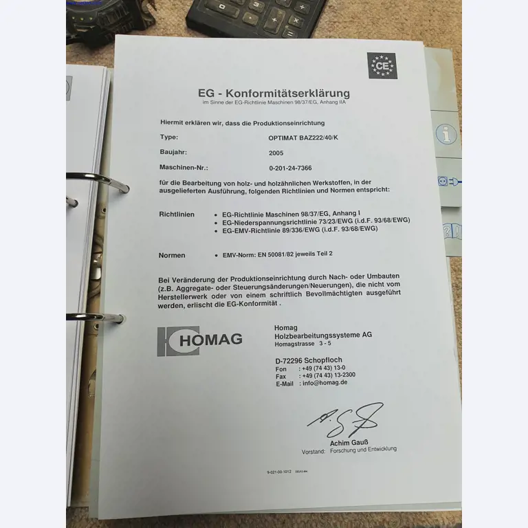 Dobrze utrzymane maszyny do produkcji mebli do salonu-24