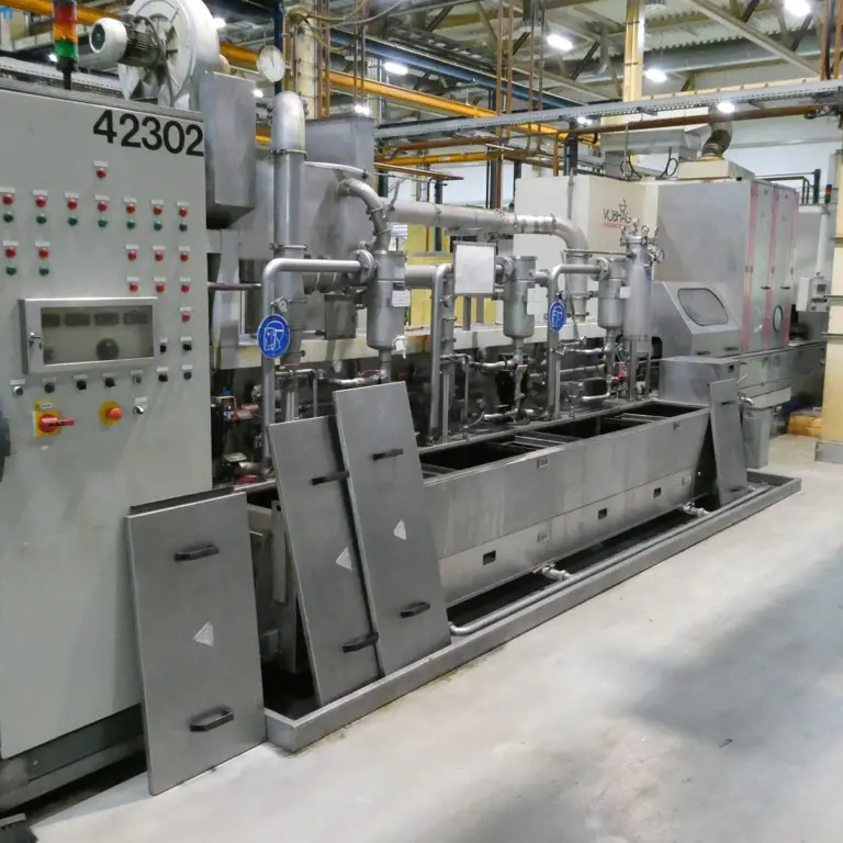 Bürst- u. Teilewasch-Linie (Block aus Pos. 403 - 405) Vobhag Finishing Systems / Tectra