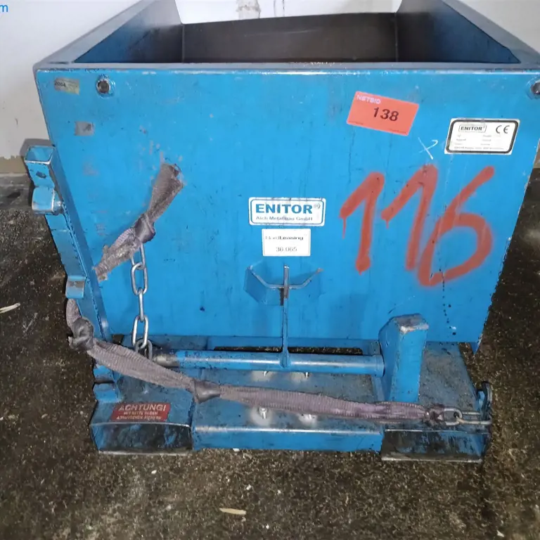Mobiele spaanbak Enitor KU400
