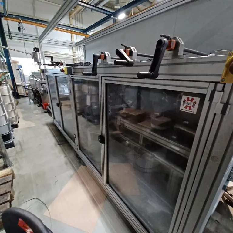 Continuous surface deburring/brushing machine (5035) Strobel Bungert/Wack