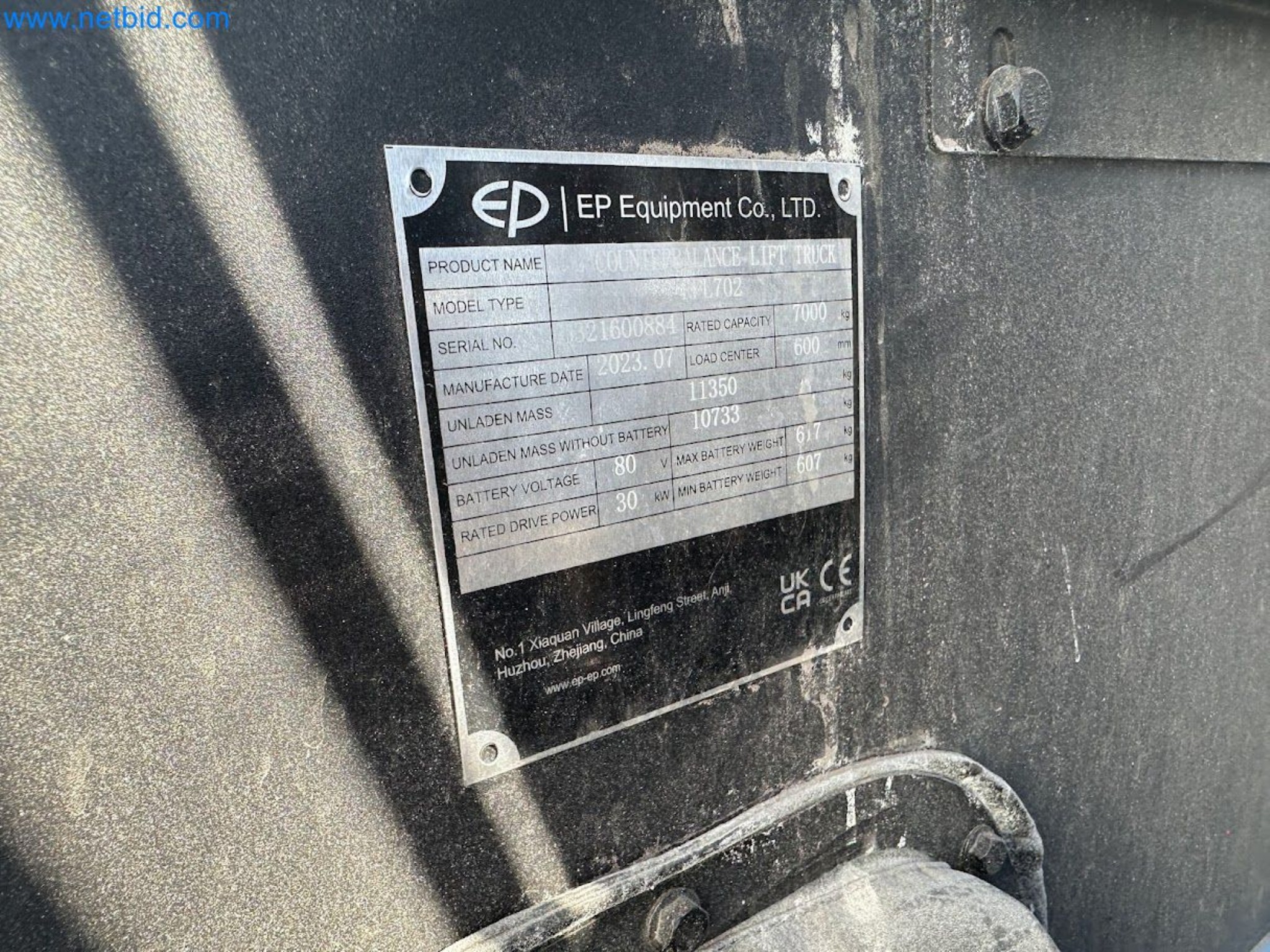 Elektryczny wózek widłowy EP EFL702 (70 LI-ION)-29