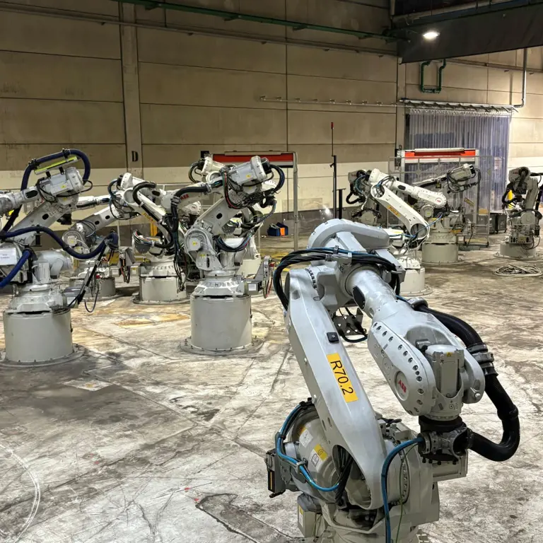 8 Industrial robots ABB IRB 6700