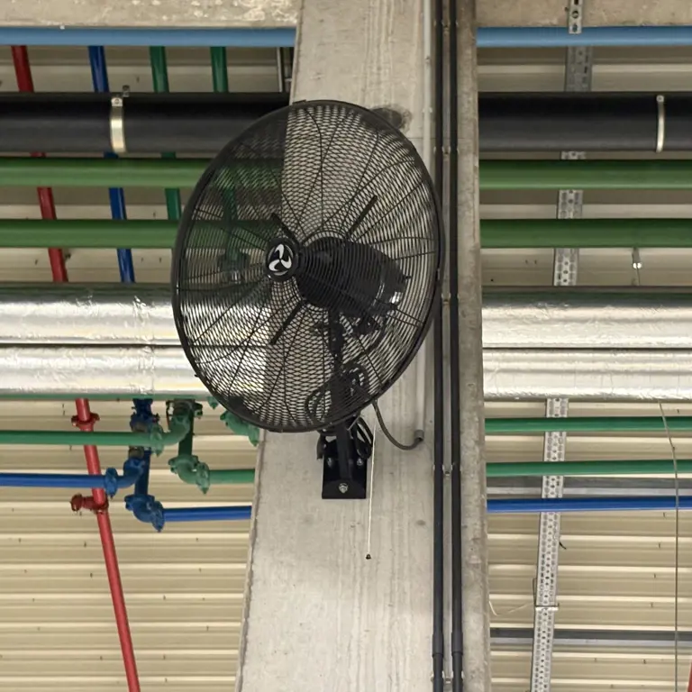 3 Lot de ventilateurs muraux industriels