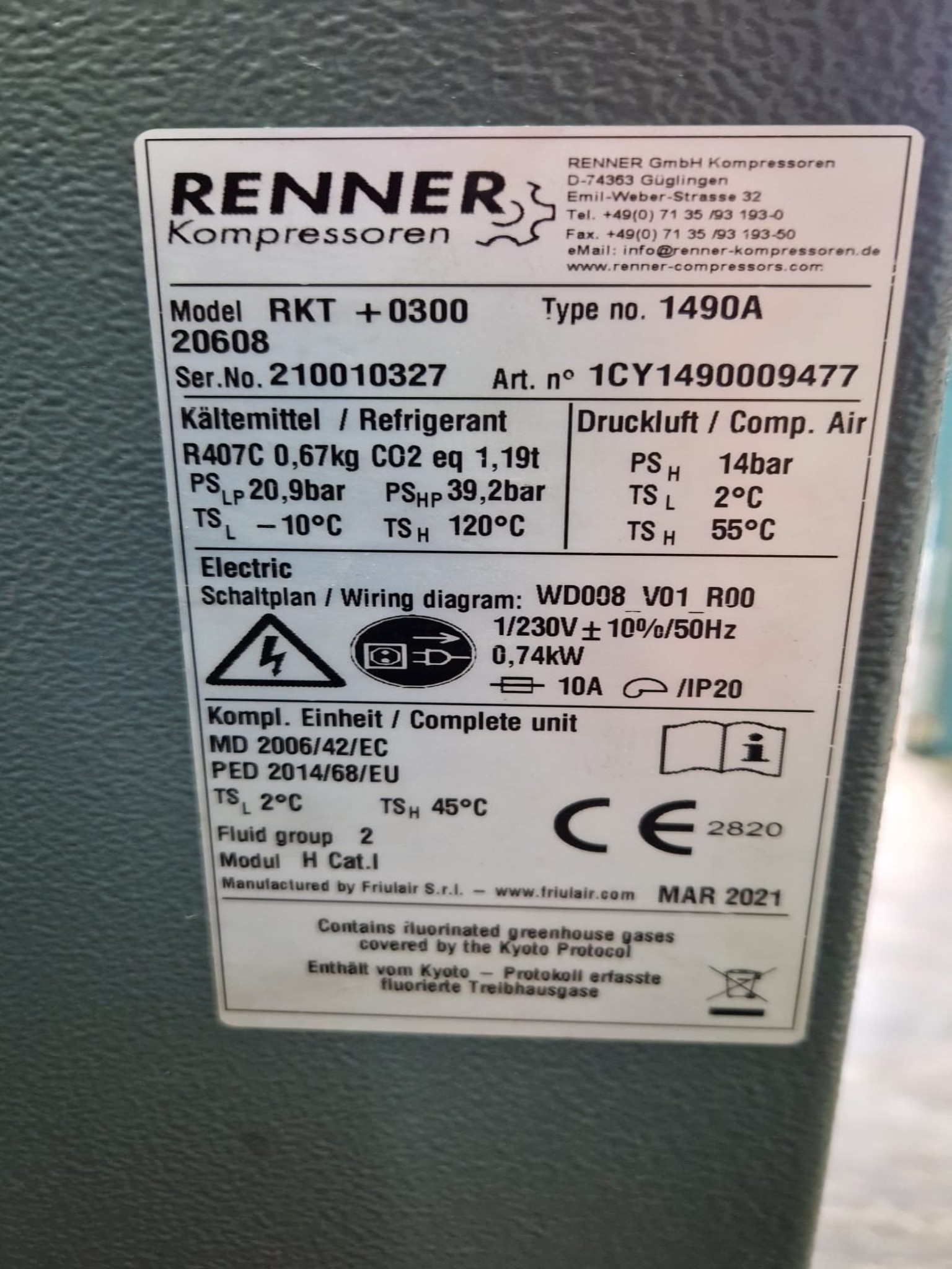 Dobrze utrzymane sprężarki, osuszacze chłodnicze i akcesoria z magazynu-7