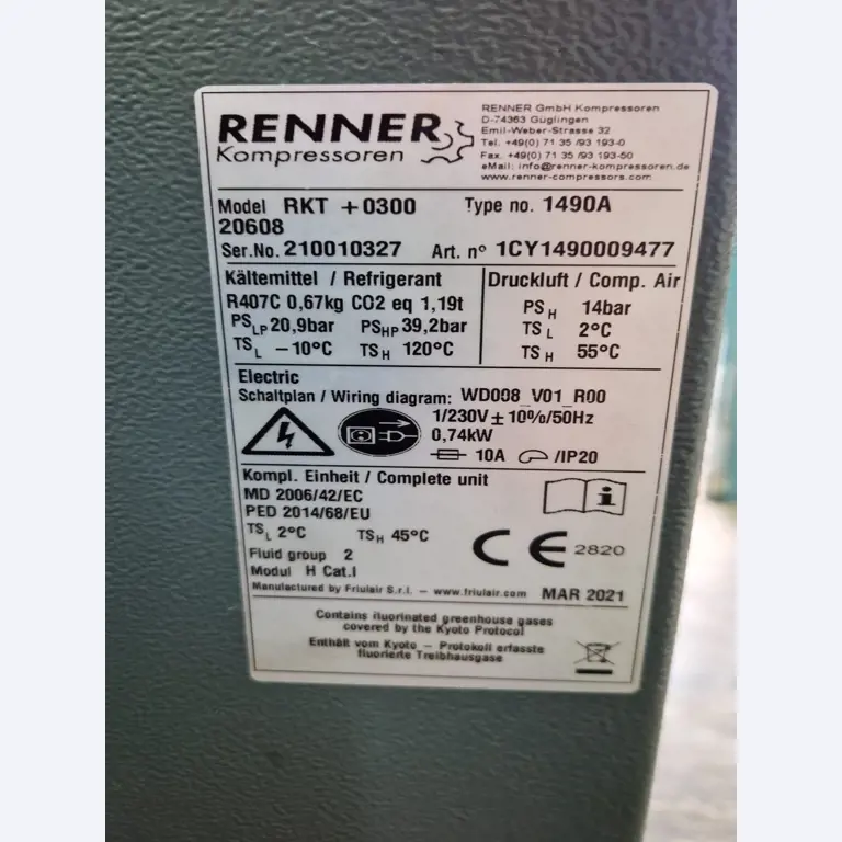 Dobrze utrzymane sprężarki, osuszacze chłodnicze i akcesoria z magazynu-7