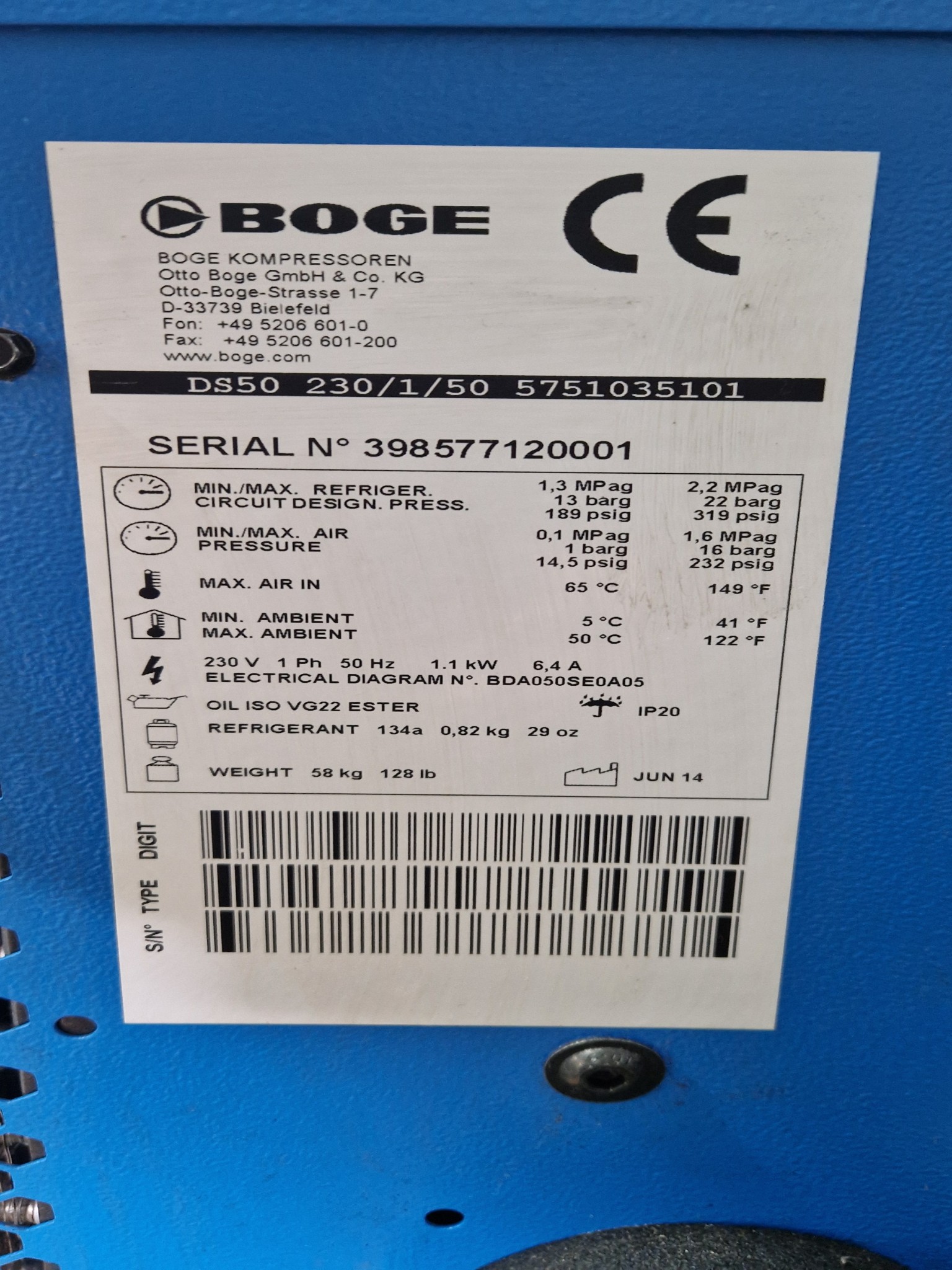 Dobrze utrzymane sprężarki, osuszacze chłodnicze i akcesoria z magazynu-2