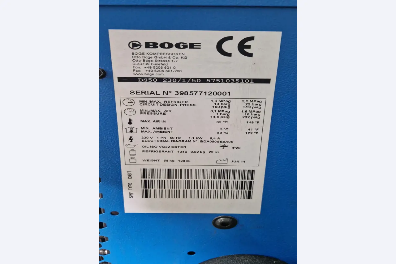 Dobrze utrzymane sprężarki, osuszacze chłodnicze i akcesoria z magazynu-2